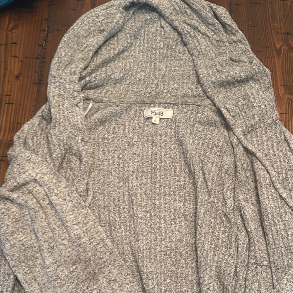 Mudd Junior’s Heather Gray hooded Cardigan